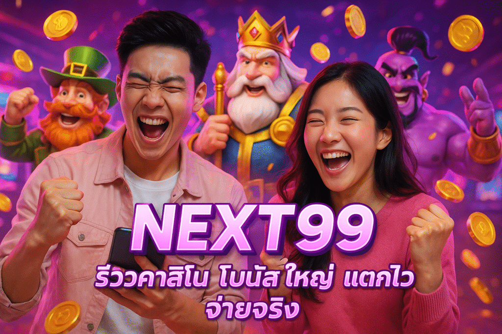 NEXT99 รีวิวคาสิโน โบนัสใหญ่ แตกไว จ่ายจริง
