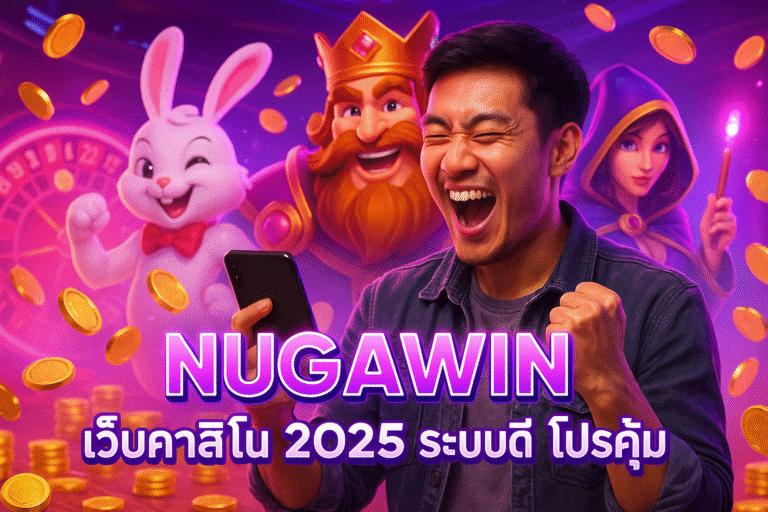 NUGAWIN คาสิโน 2025 ระบบดี โปรคุ้ม