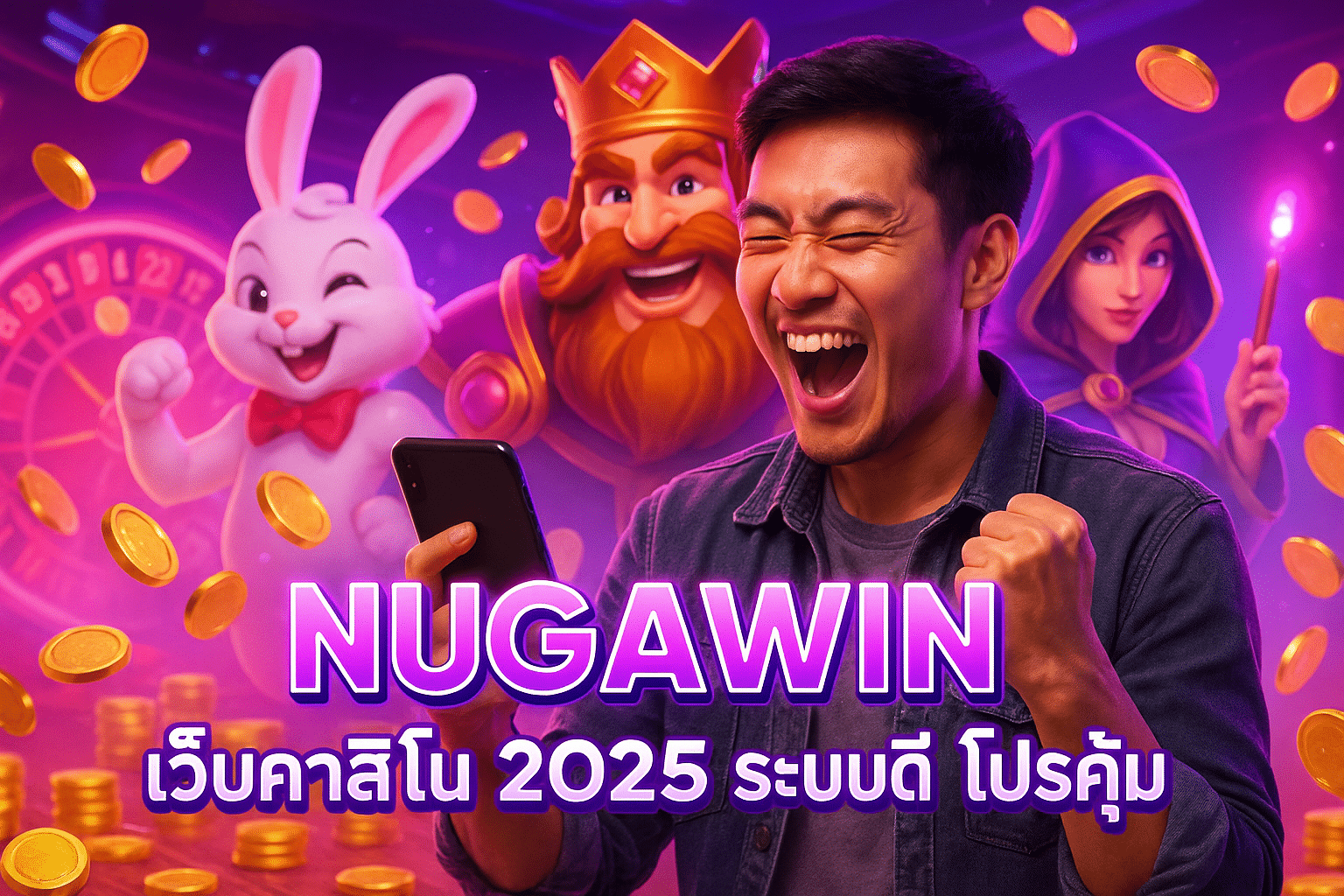 NUGAWIN คาสิโน 2025 ระบบดี โปรคุ้ม