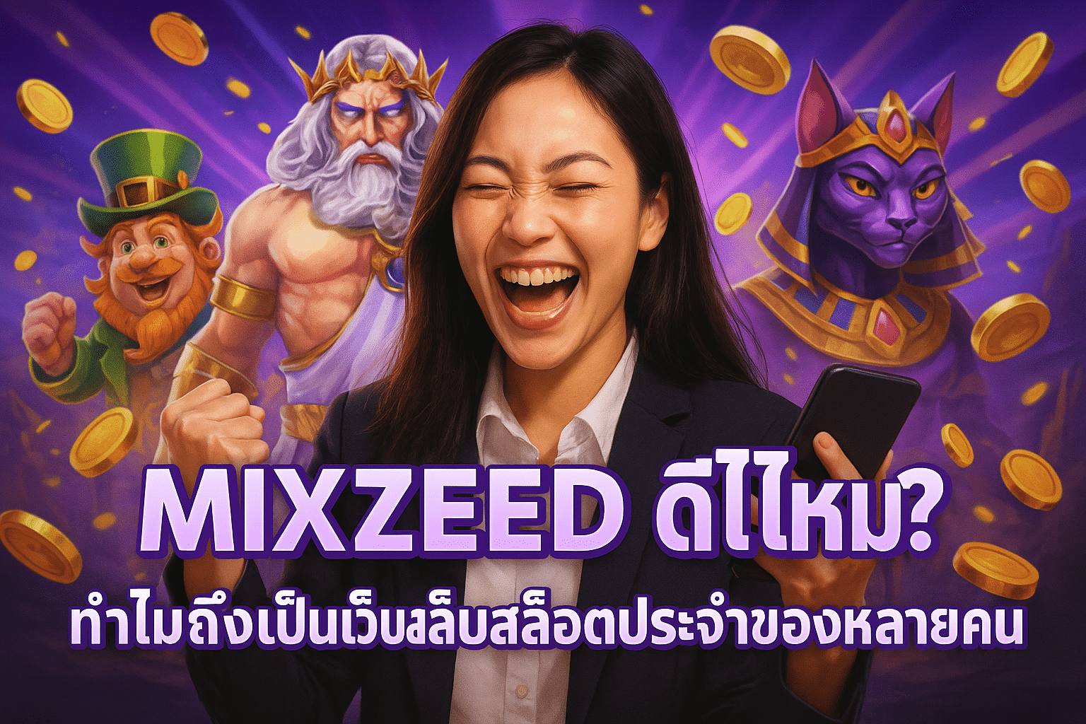 MIXZEED ดีไหม? ทำไมถึงเป็นเว็บสล็อตประจำของหลายคน
