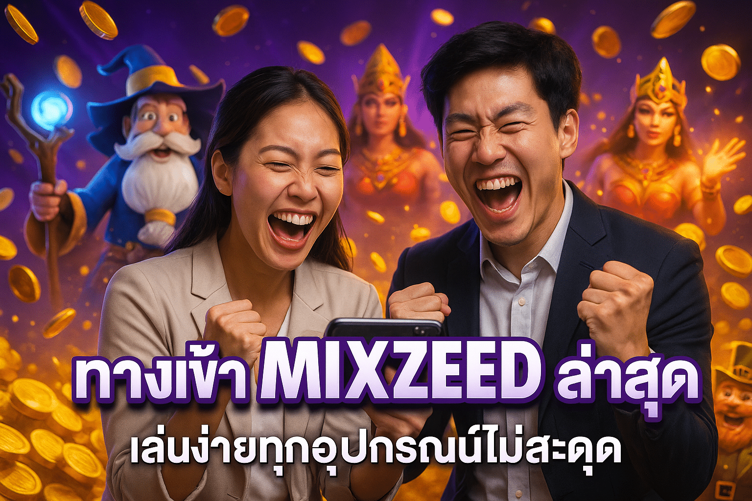 ทางเข้า MIXZEED ล่าสุด เล่นง่ายทุกอุปกรณ์ไม่สะดุด