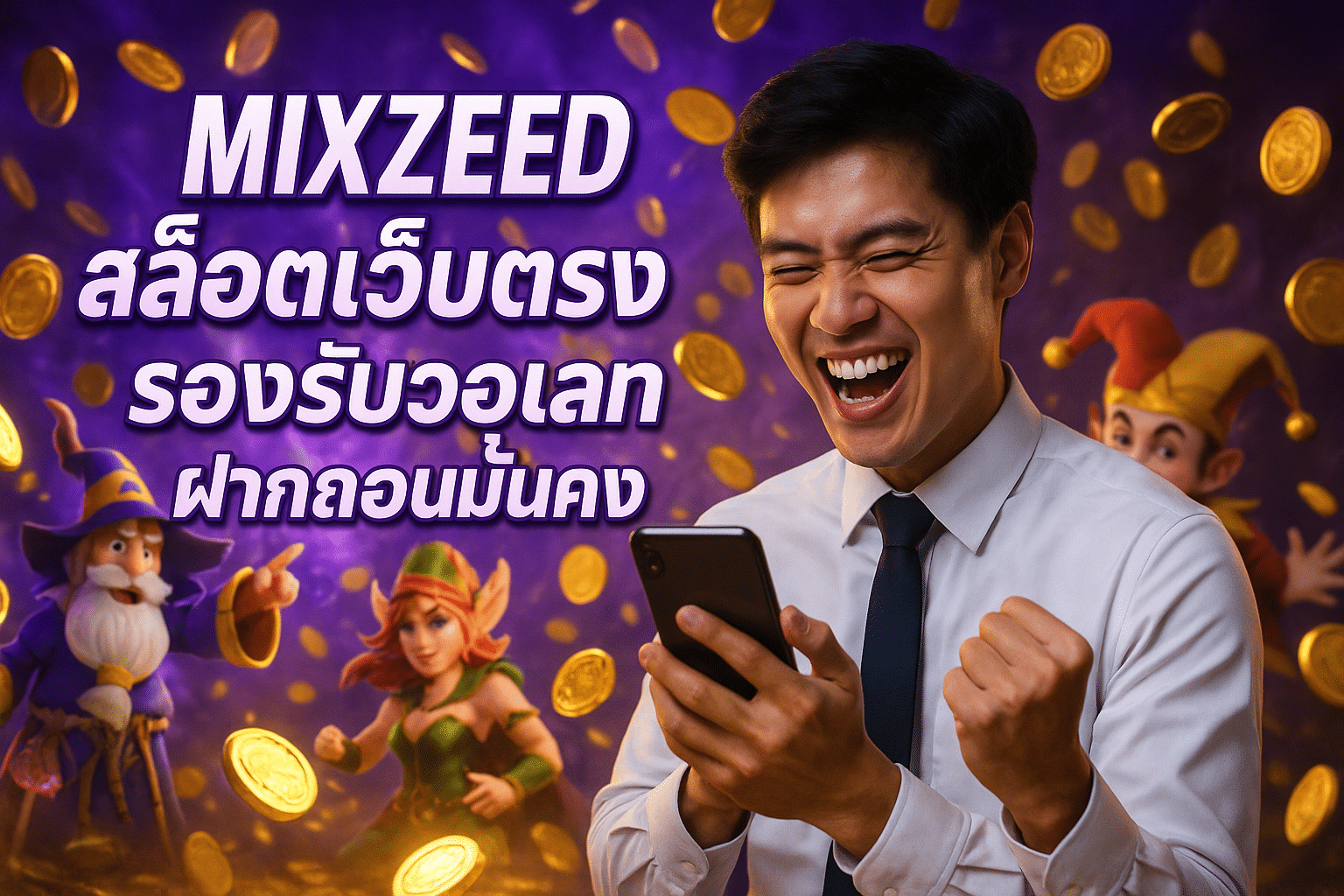 MIXZEED สล็อตเว็บตรง รองรับวอเลท ฝากถอนมั่นคง