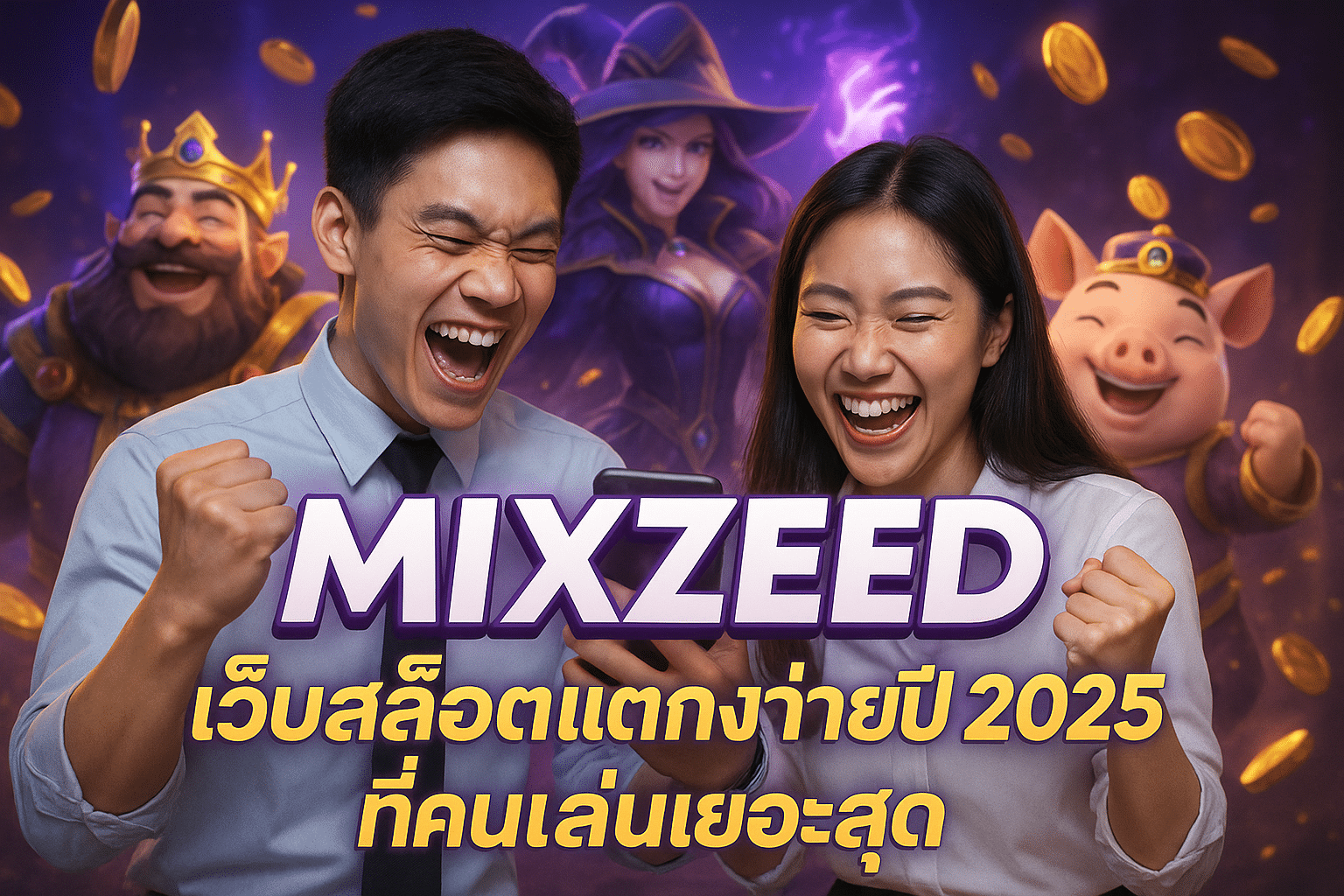 MIXZEED เว็บสล็อตแตกง่ายปี 2025 ที่คนเล่นเยอะสุด